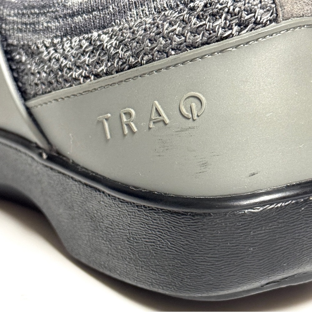 TRAQ by Alegria Womens 37 Qwik Sport Rocker Charcoal Gray Fabric Comfort Shoes - Picture 10 of 10